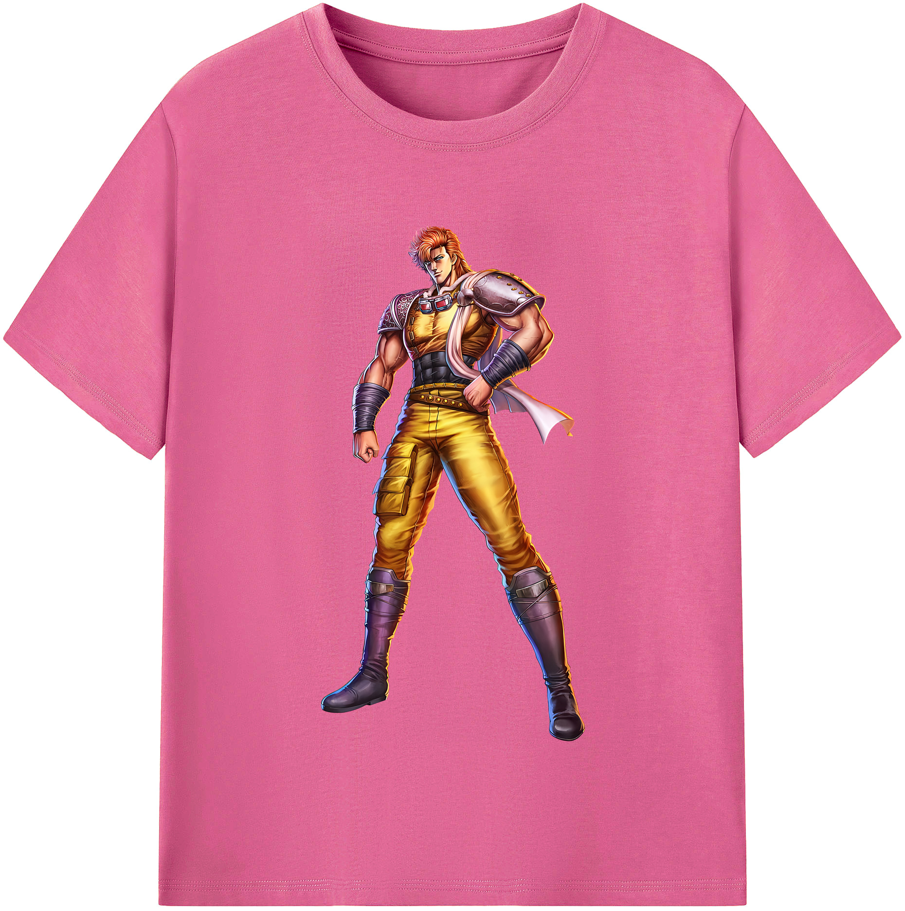 （画像用） 北斗の拳 Fist of the North Star レディースカジュアルプリントTシャツ（綿100％）
