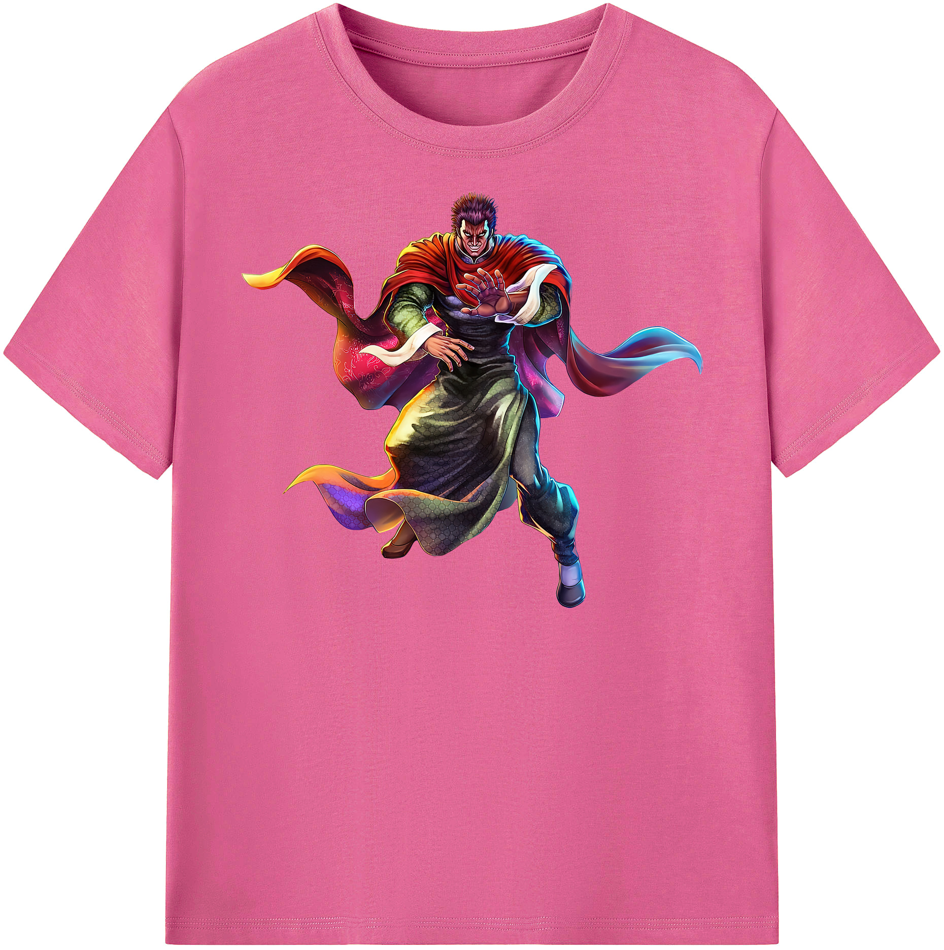 （画像用） 北斗の拳 Fist of the North Star レディースカジュアルプリントTシャツ（綿100％）