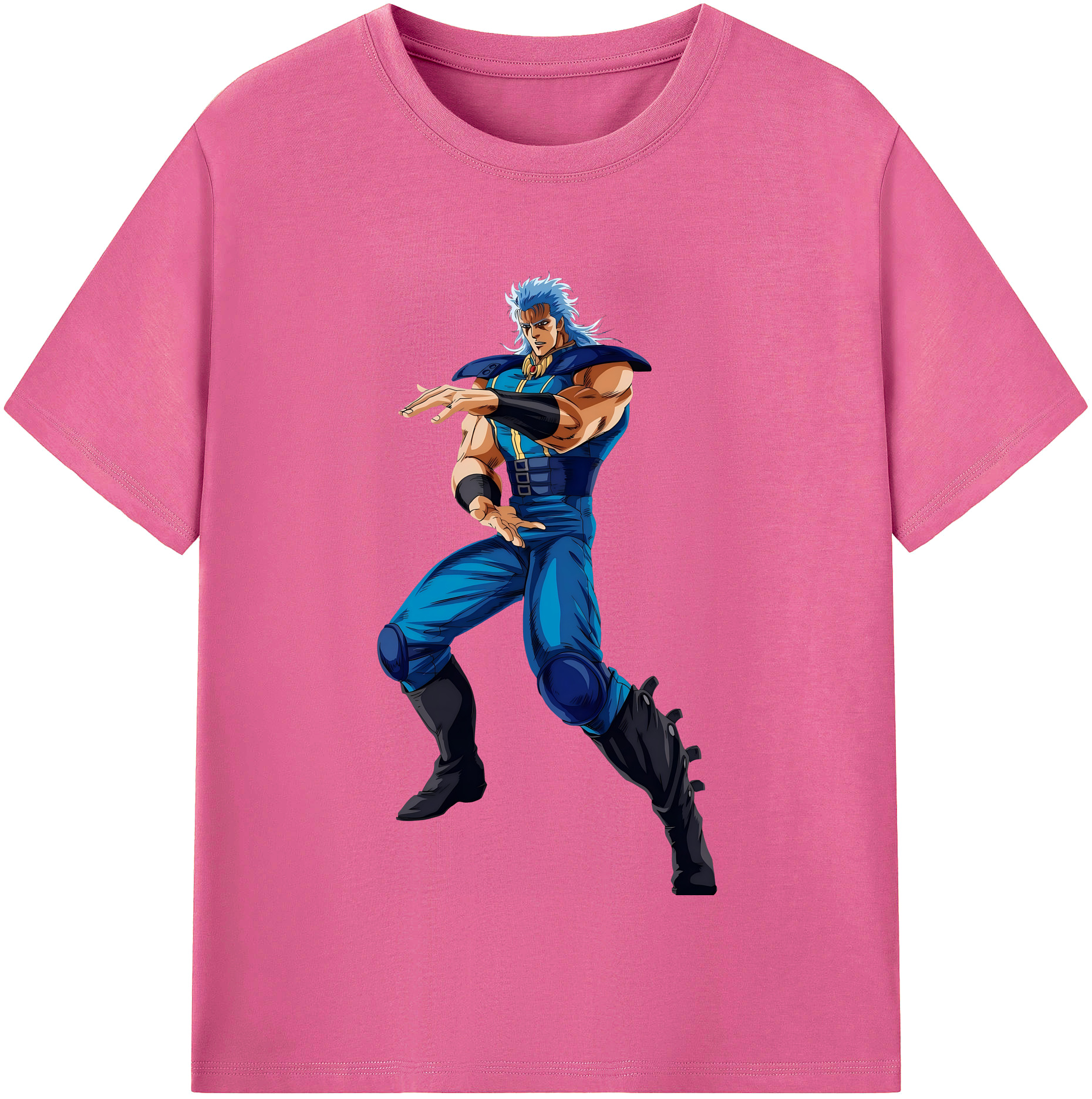 （画像用） 北斗の拳 Fist of the North Star レディースカジュアルプリントTシャツ（綿100％）