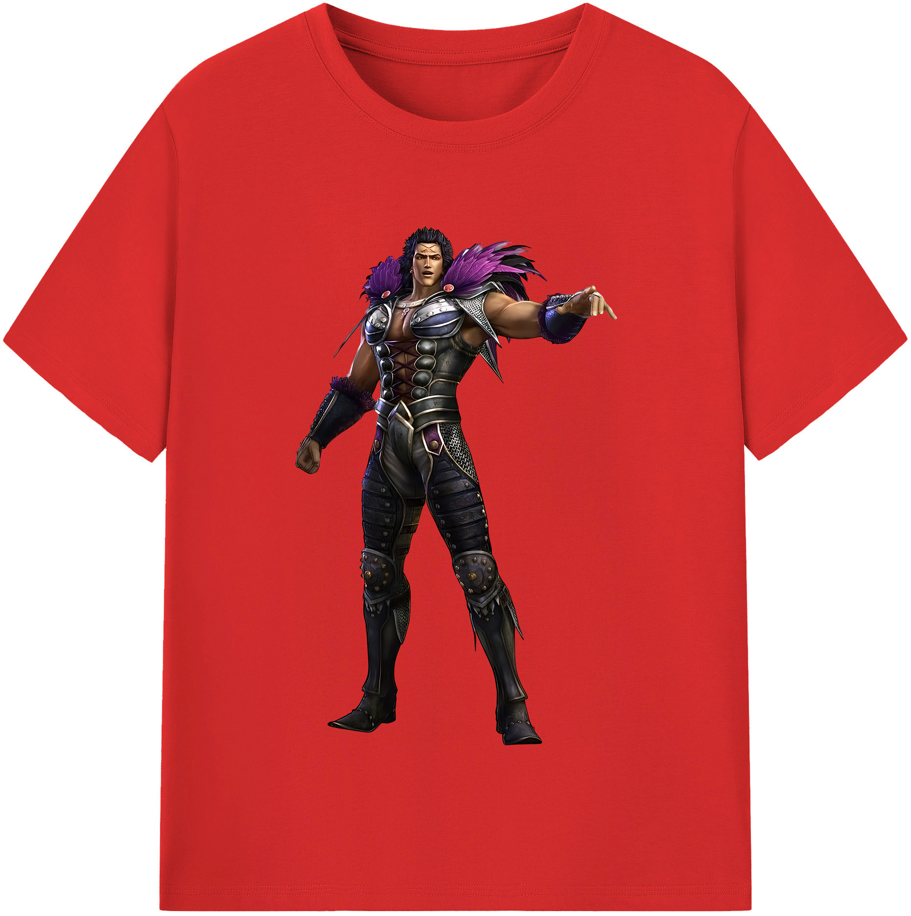 （画像用） 北斗の拳 Fist of the North Star レディースカジュアルプリントTシャツ（綿100％）