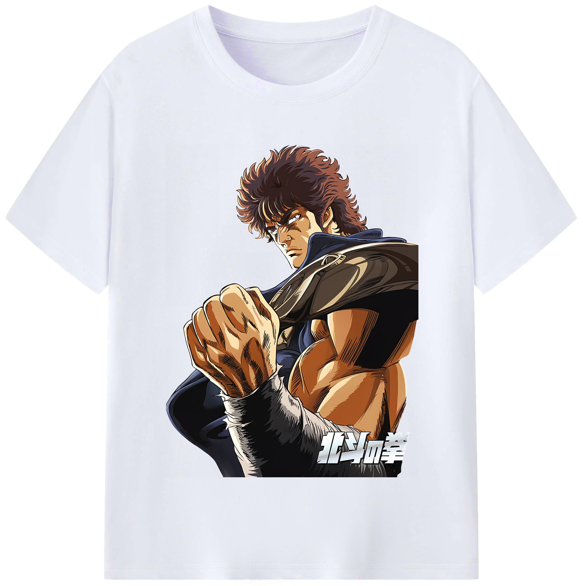 （画像用） 北斗の拳 Fist of the North Star レディースカジュアルプリントTシャツ（綿100％）
