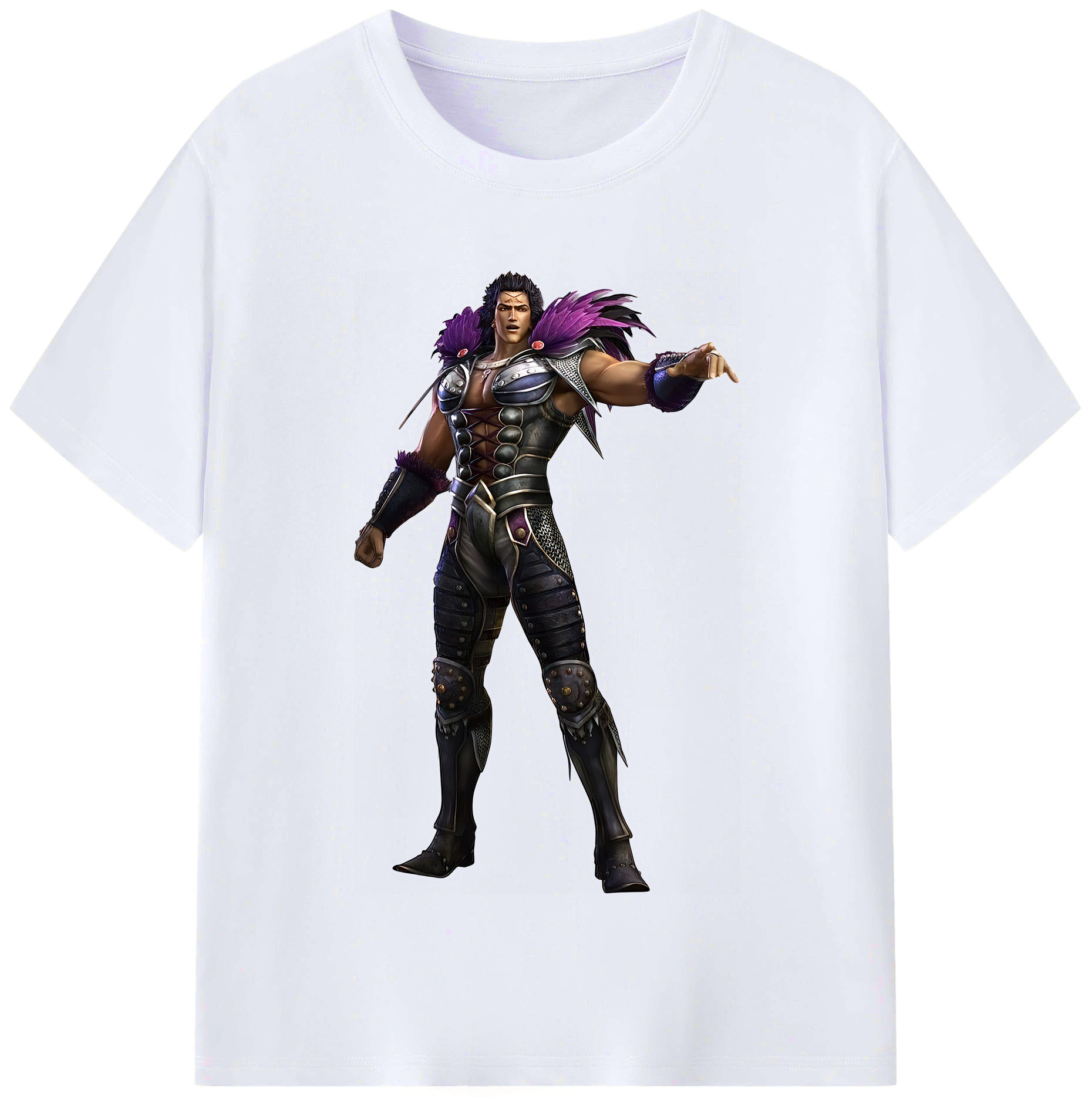 （画像用） 北斗の拳 Fist of the North Star レディースカジュアルプリントTシャツ（綿100％）