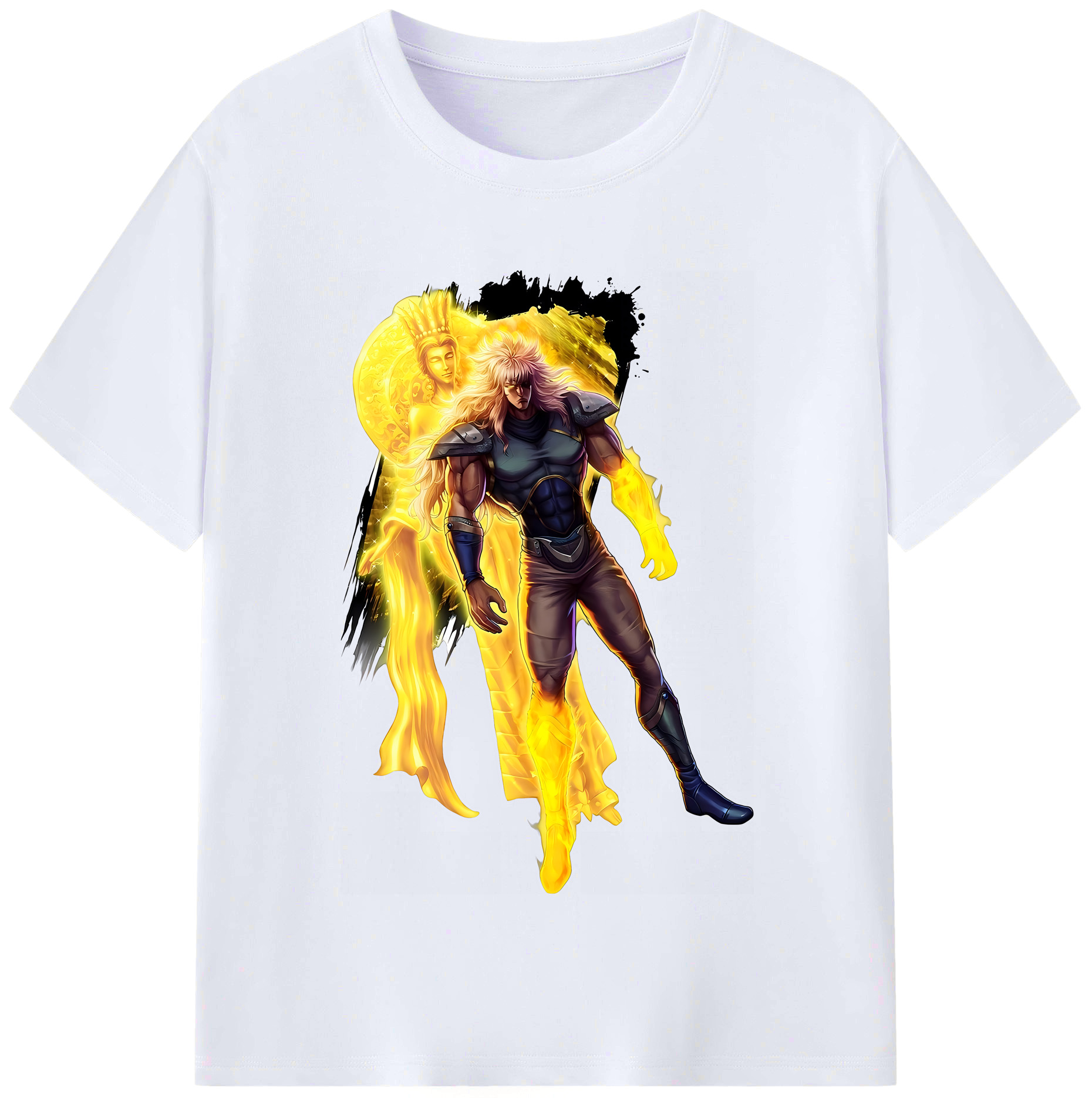 （画像用） 北斗の拳 Fist of the North Star レディースカジュアルプリントTシャツ（綿100％）