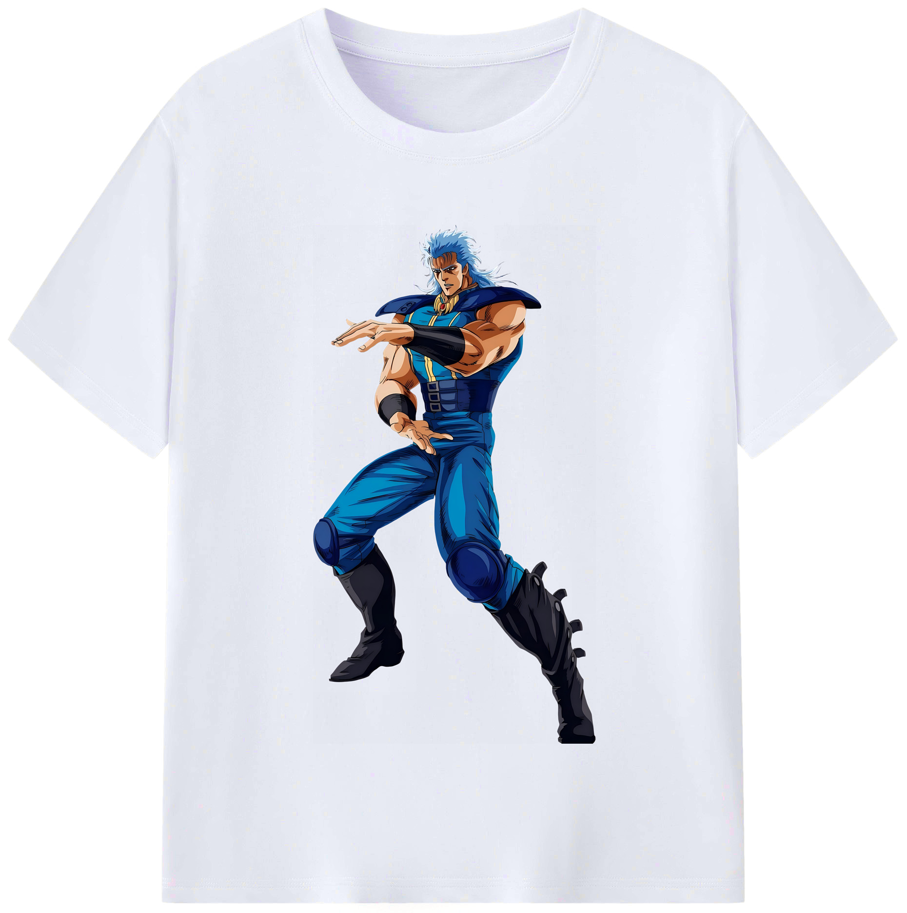 （画像用） 北斗の拳 Fist of the North Star レディースカジュアルプリントTシャツ（綿100％）