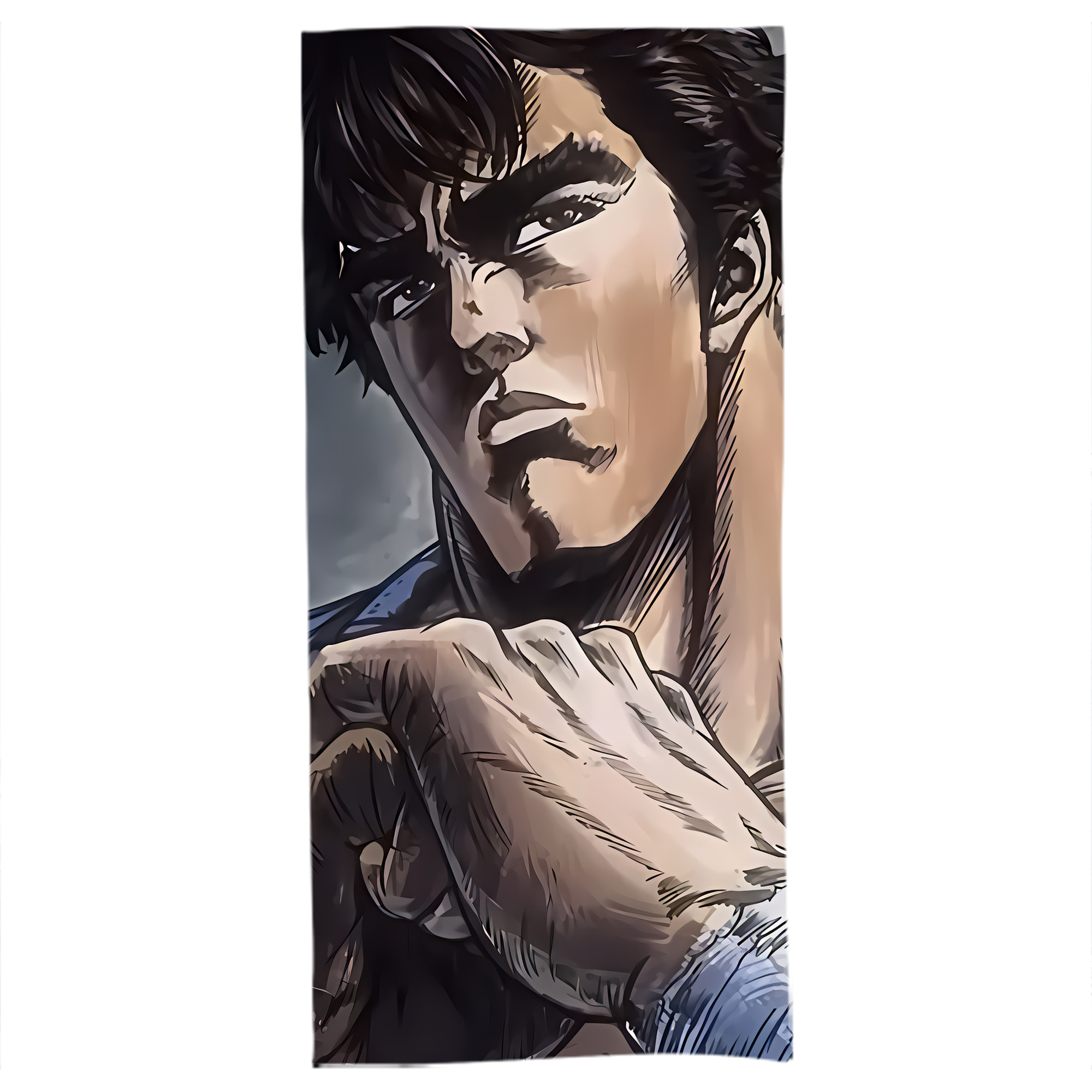 （画像用） 北斗の拳 Fist of the North Star 大判バスタオル 70×140cm 吸水速乾 柔らかい肌触り