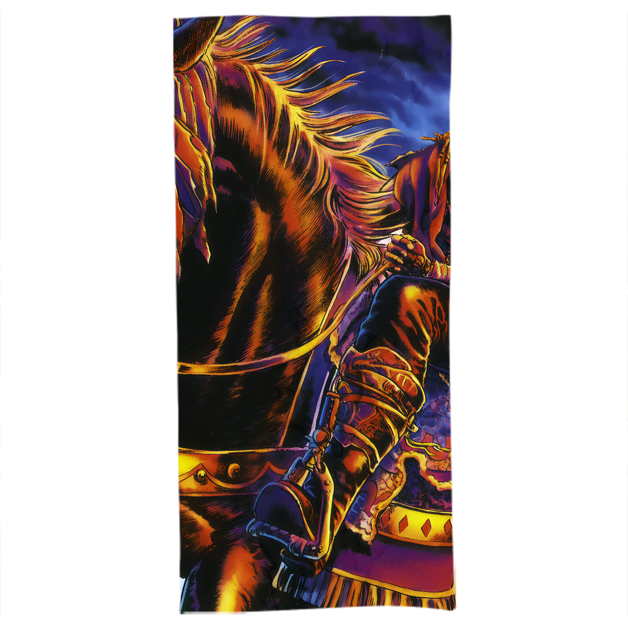 （画像用） 北斗の拳 Fist of the North Star 大判バスタオル 70×140cm 吸水速乾 柔らかい肌触り