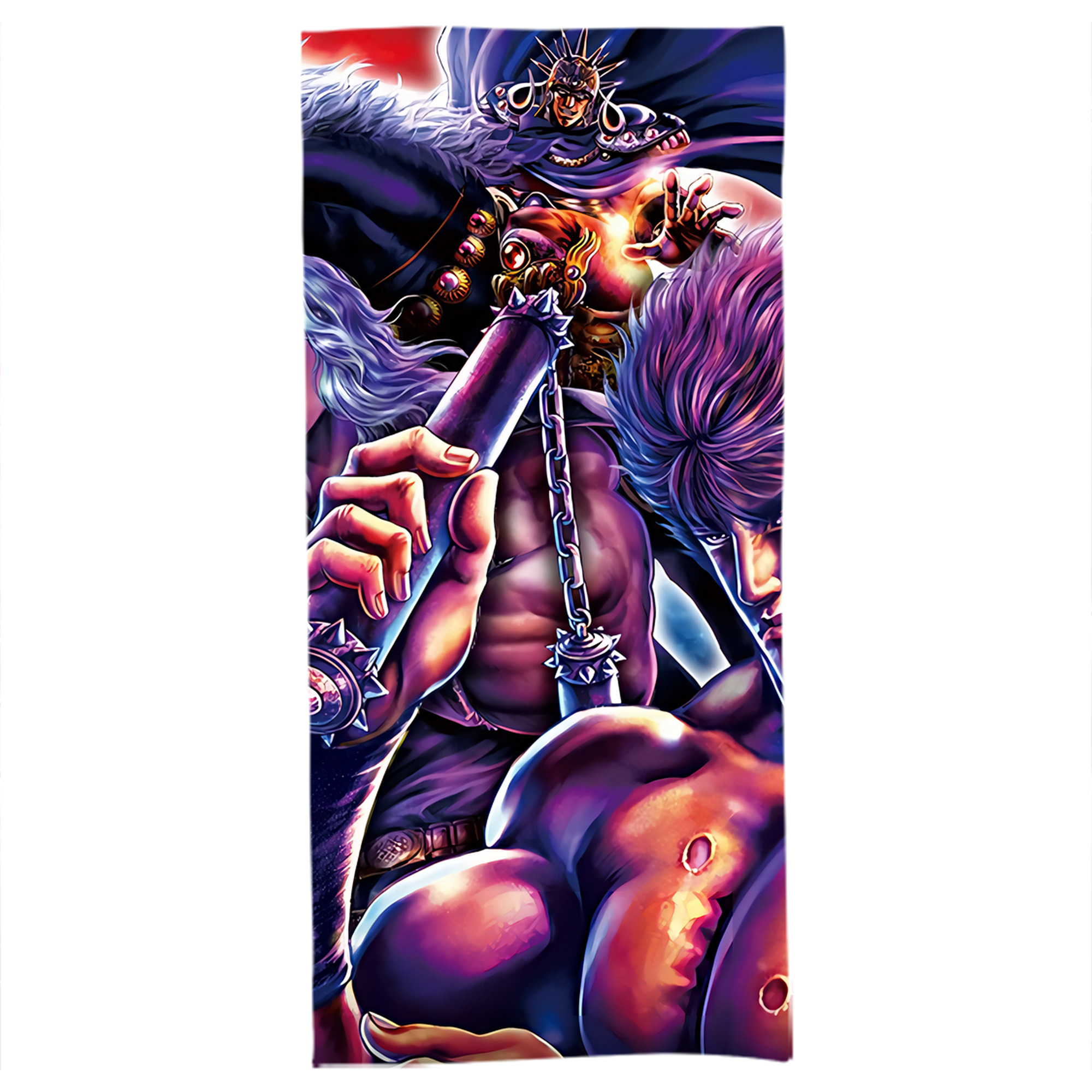 （画像用） 北斗の拳 Fist of the North Star 大判バスタオル 70×140cm 吸水速乾 柔らかい肌触り