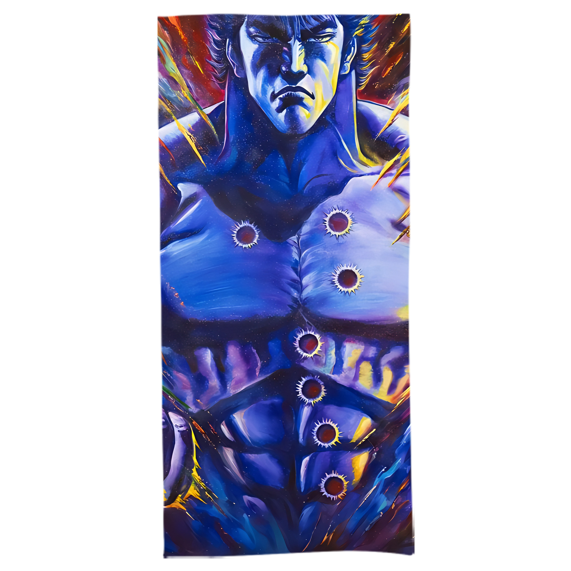 （画像用） 北斗の拳 Fist of the North Star 大判バスタオル 70×140cm 吸水速乾 柔らかい肌触り
