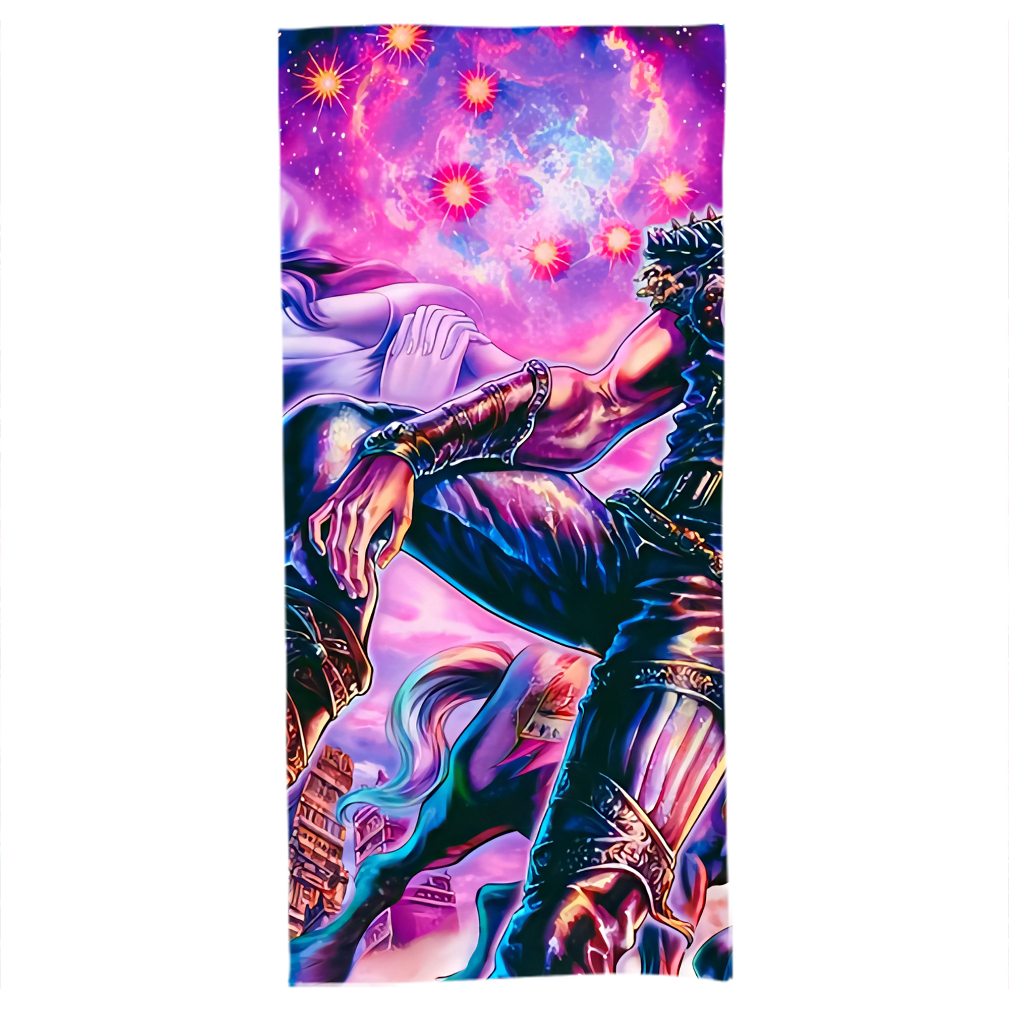 （画像用） 北斗の拳 Fist of the North Star 大判バスタオル 70×140cm 吸水速乾 柔らかい肌触り
