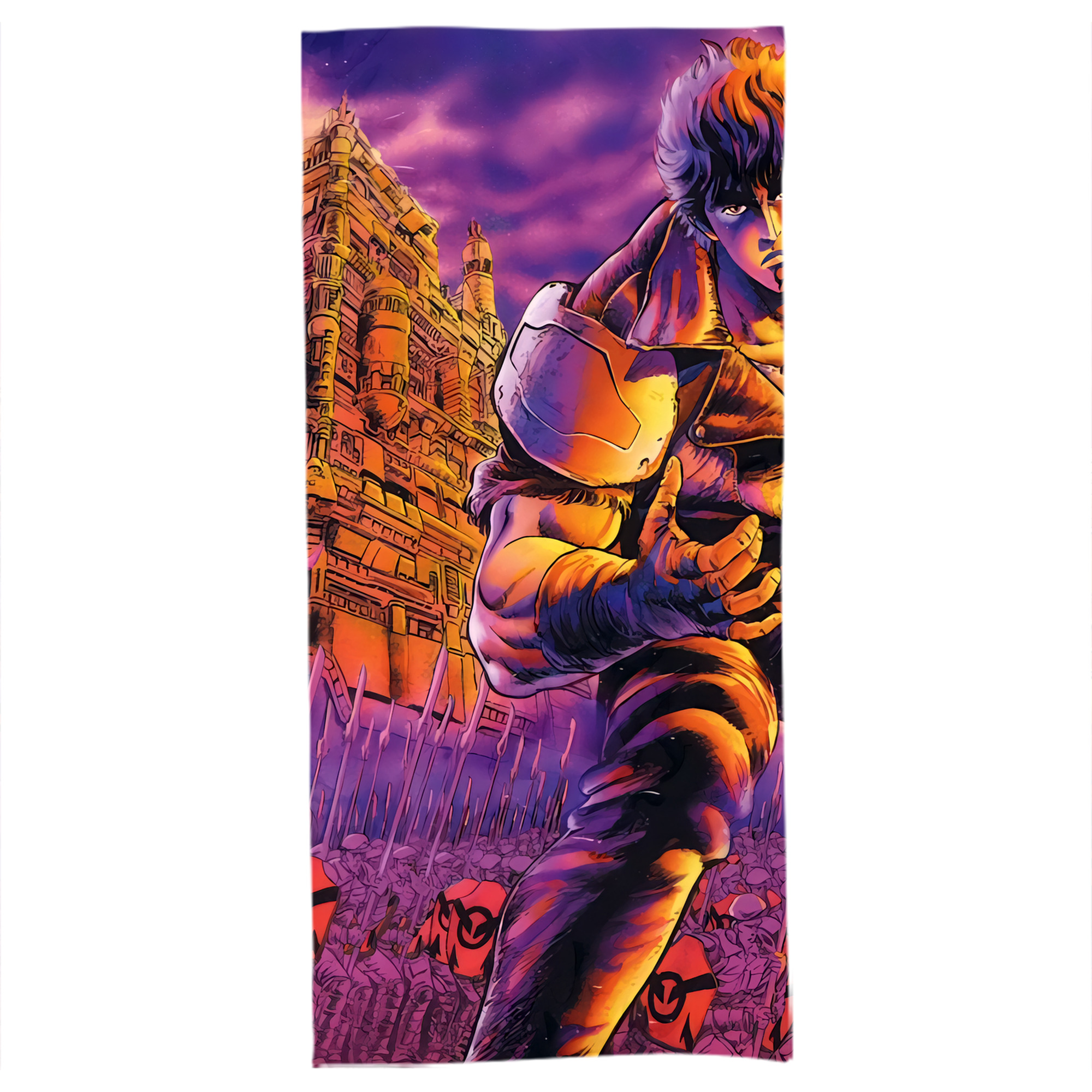 （画像用） 北斗の拳 Fist of the North Star 大判バスタオル 70×140cm 吸水速乾 柔らかい肌触り