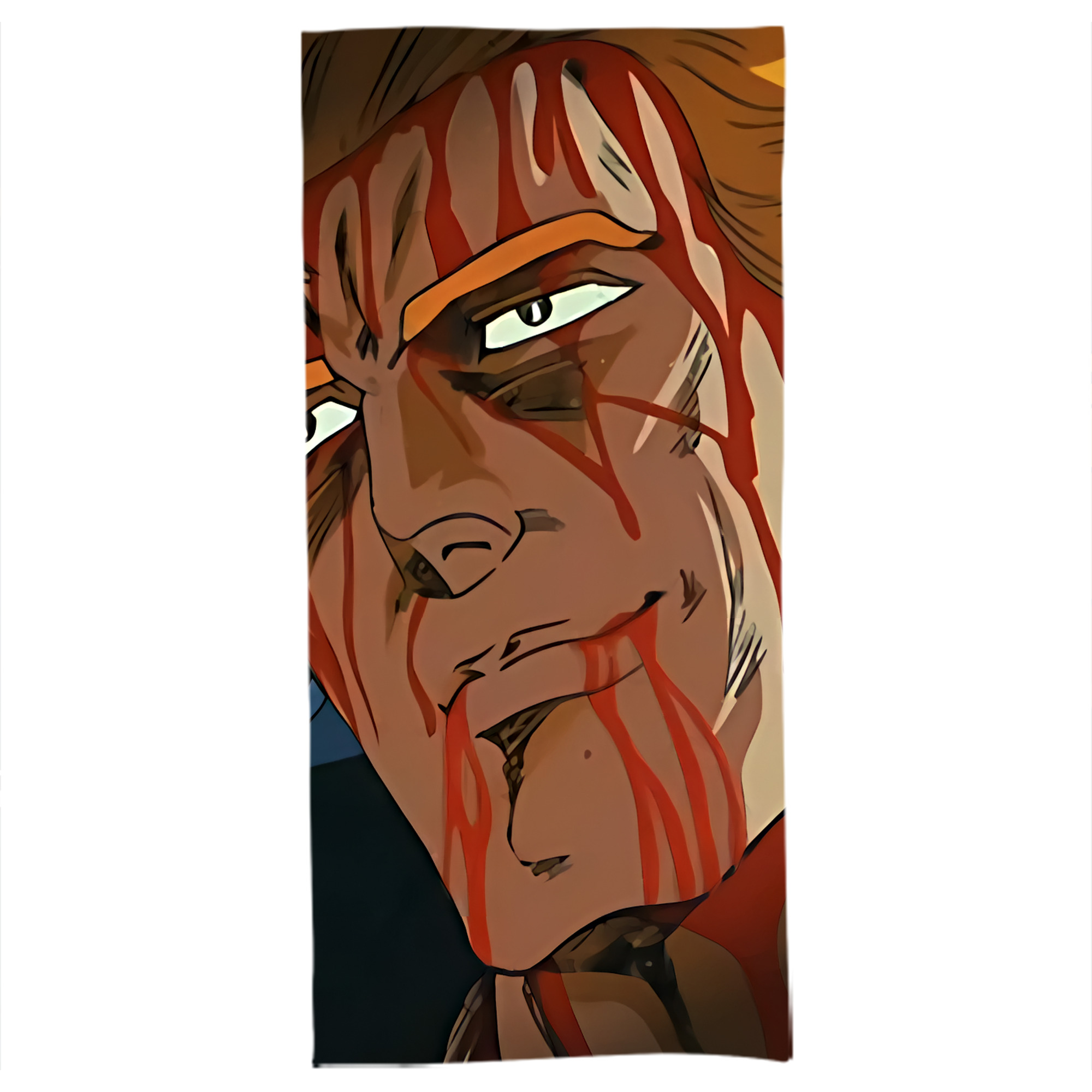 （画像用） 北斗の拳 Fist of the North Star 大判バスタオル 70×140cm 吸水速乾 柔らかい肌触り