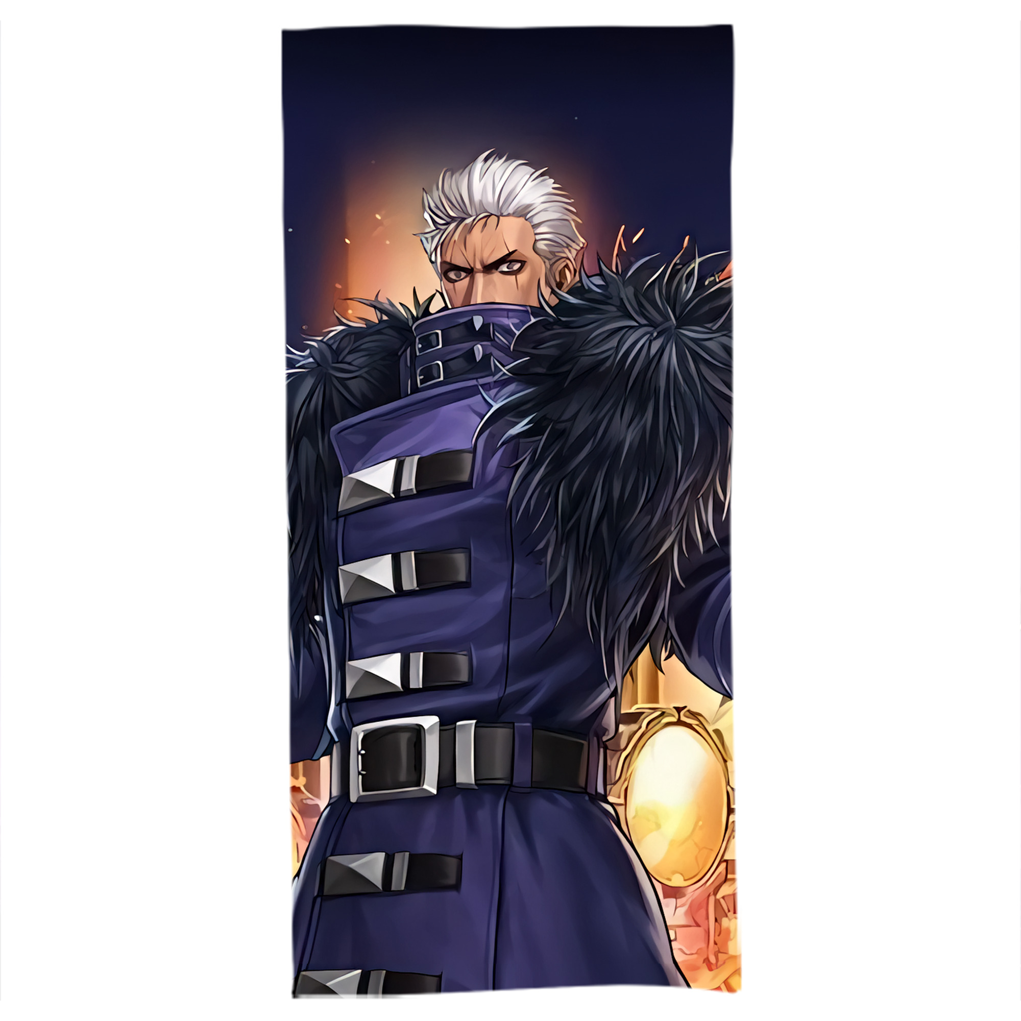 （画像用） 北斗の拳 Fist of the North Star 大判バスタオル 70×140cm 吸水速乾 柔らかい肌触り