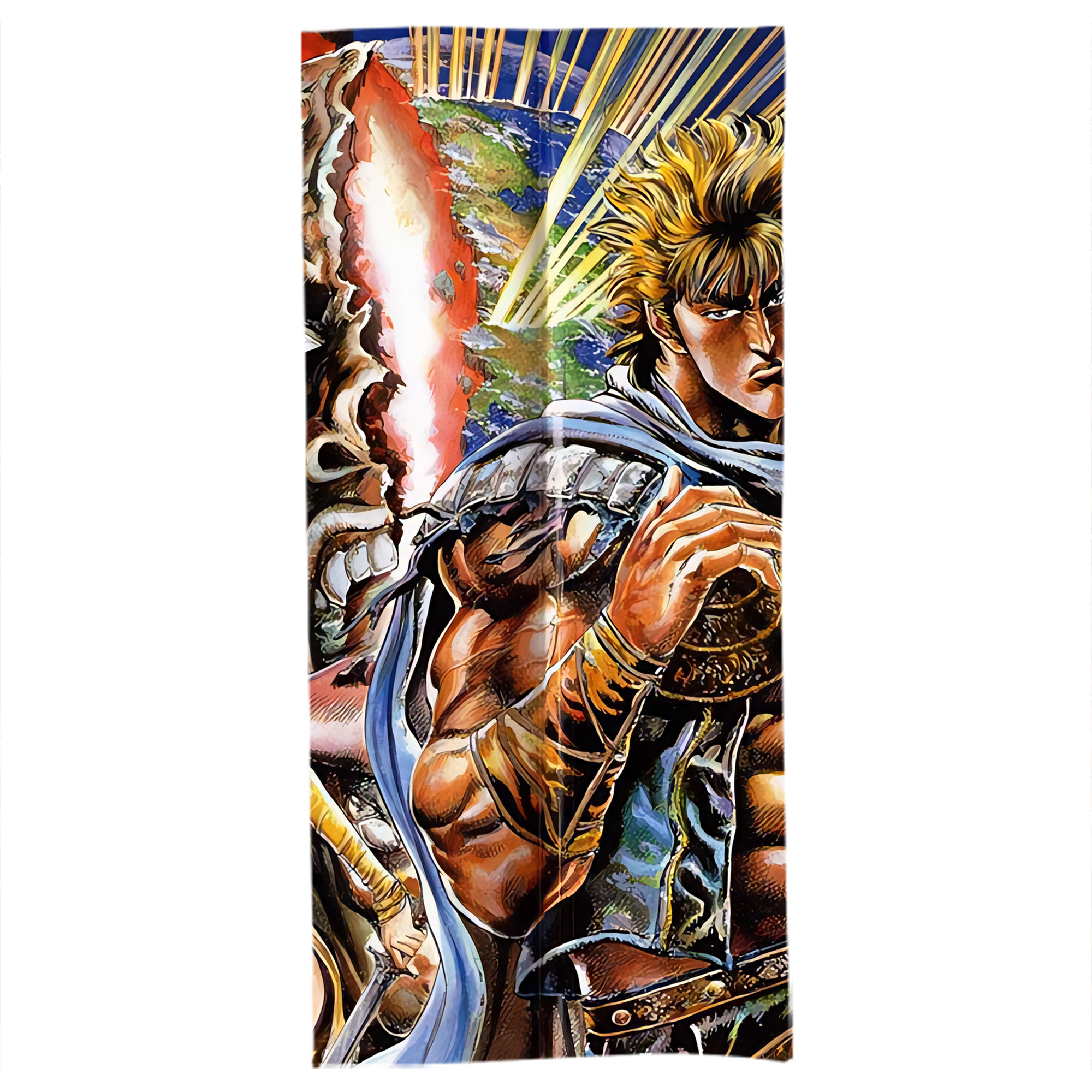 （画像用） 北斗の拳 Fist of the North Star 大判バスタオル 70×140cm 吸水速乾 柔らかい肌触り