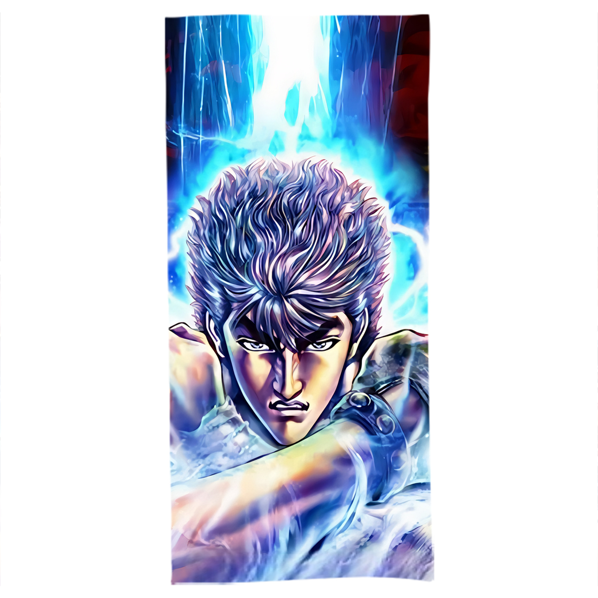 （画像用） 北斗の拳 Fist of the North Star 大判バスタオル 70×140cm 吸水速乾 柔らかい肌触り