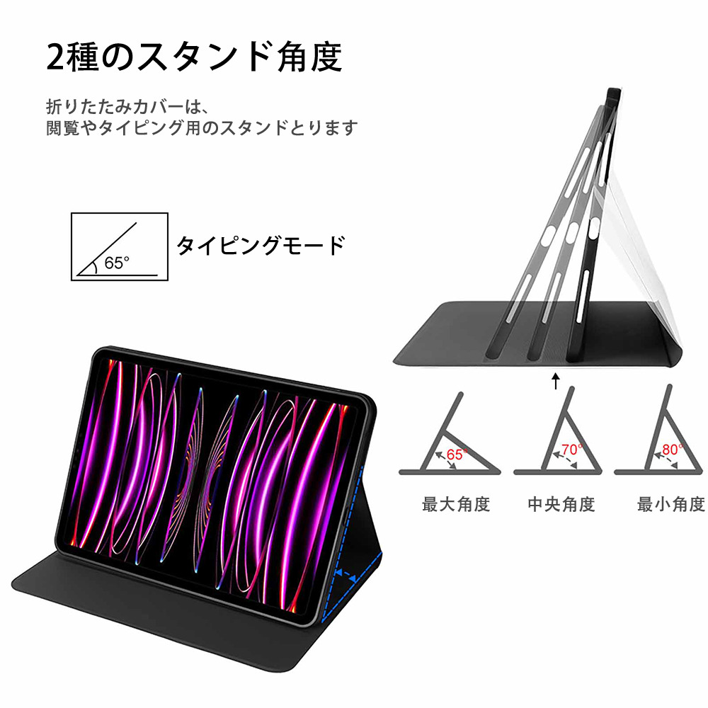 北斗の拳 Fist of the North Star IPad ケース ブック型 PUレザー TPU 耐衝撃 軽量 薄型 ペン収納なし 全面保護 IPad 各モデル対応