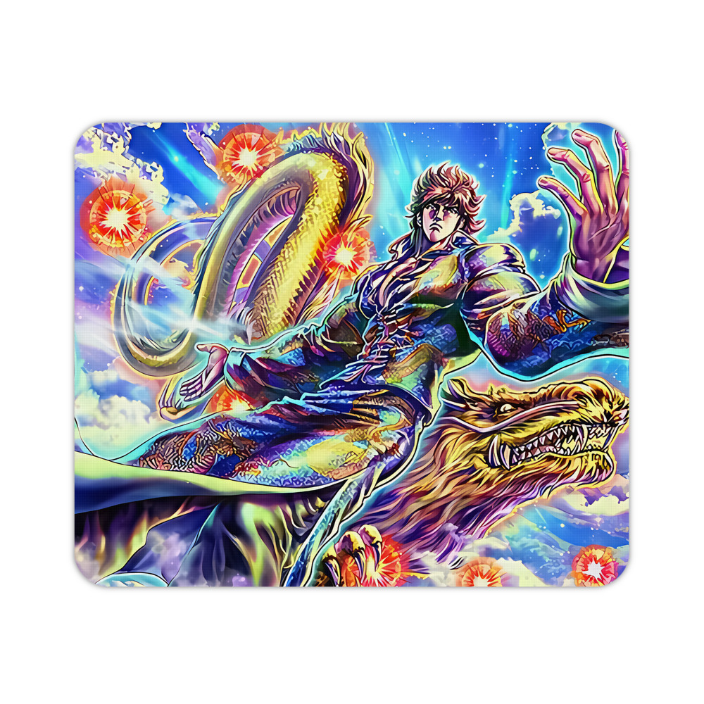 （画像用） 北斗の拳 Fist of the North Star マウスパッド ステッチ加工 ラバー素材 防水 滑り止め 超薄型 ゲーミング/オフィス対応