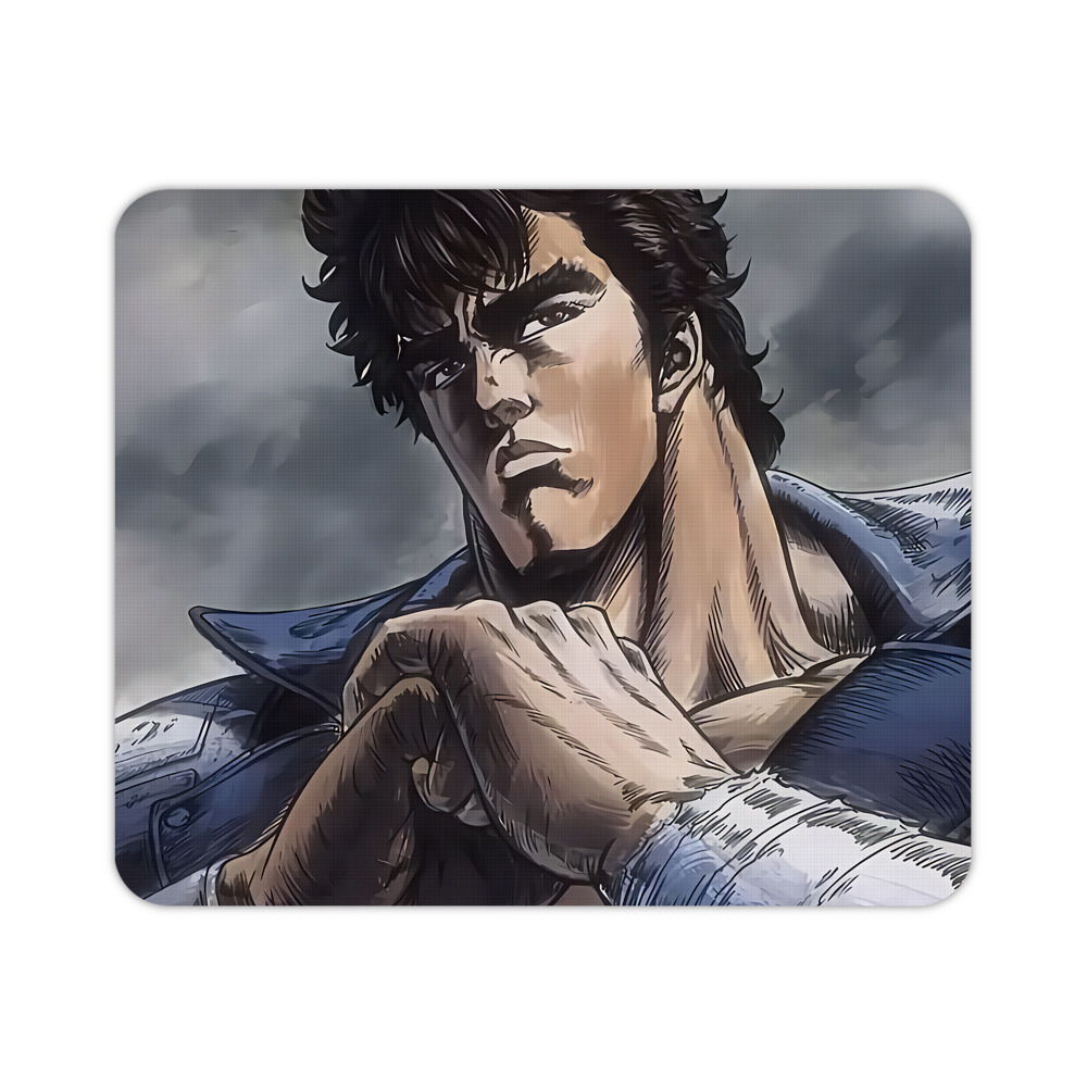 （画像用） 北斗の拳 Fist of the North Star マウスパッド ステッチ加工 ラバー素材 防水 滑り止め 超薄型 ゲーミング/オフィス対応