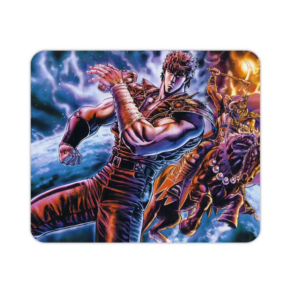 （画像用） 北斗の拳 Fist of the North Star マウスパッド ステッチ加工 ラバー素材 防水 滑り止め 超薄型 ゲーミング/オフィス対応