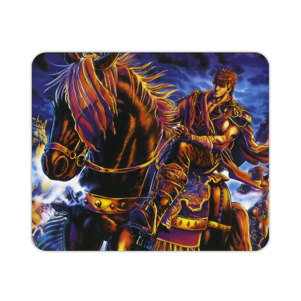 （画像用） 北斗の拳 Fist of the North Star マウスパッド ステッチ加工 ラバー素材 防水 滑り止め 超薄型 ゲーミング/オフィス対応