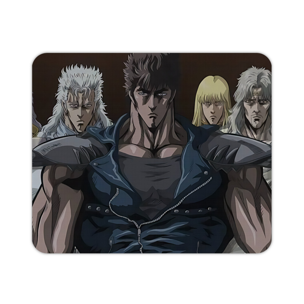 （画像用） 北斗の拳 Fist of the North Star マウスパッド ステッチ加工 ラバー素材 防水 滑り止め 超薄型 ゲーミング/オフィス対応
