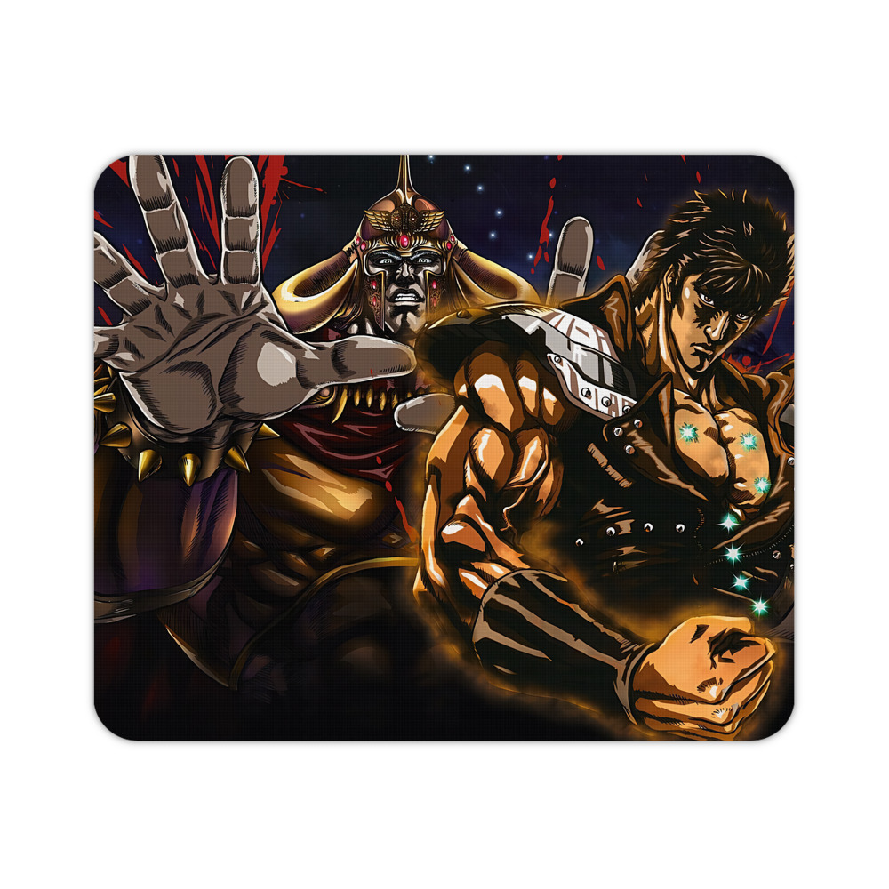 （画像用） 北斗の拳 Fist of the North Star マウスパッド ステッチ加工 ラバー素材 防水 滑り止め 超薄型 ゲーミング/オフィス対応