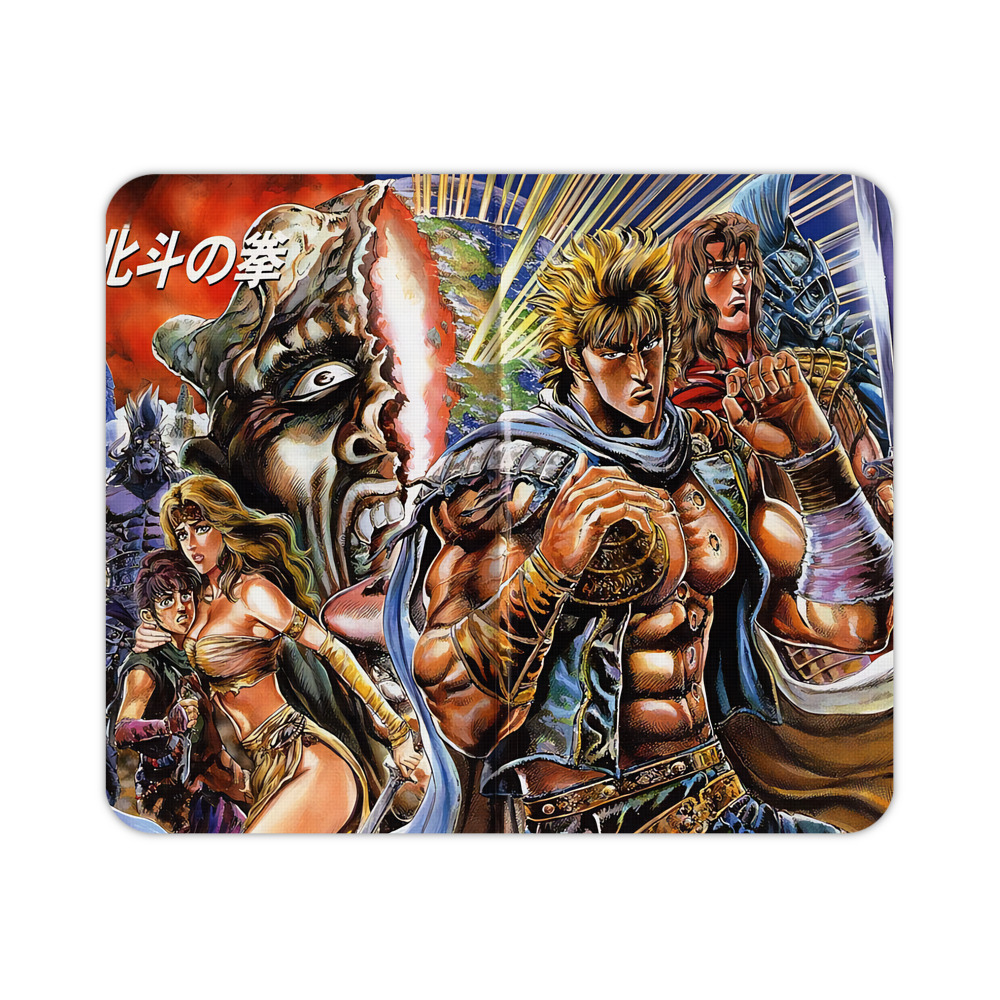 （画像用） 北斗の拳 Fist of the North Star マウスパッド ステッチ加工 ラバー素材 防水 滑り止め 超薄型 ゲーミング/オフィス対応