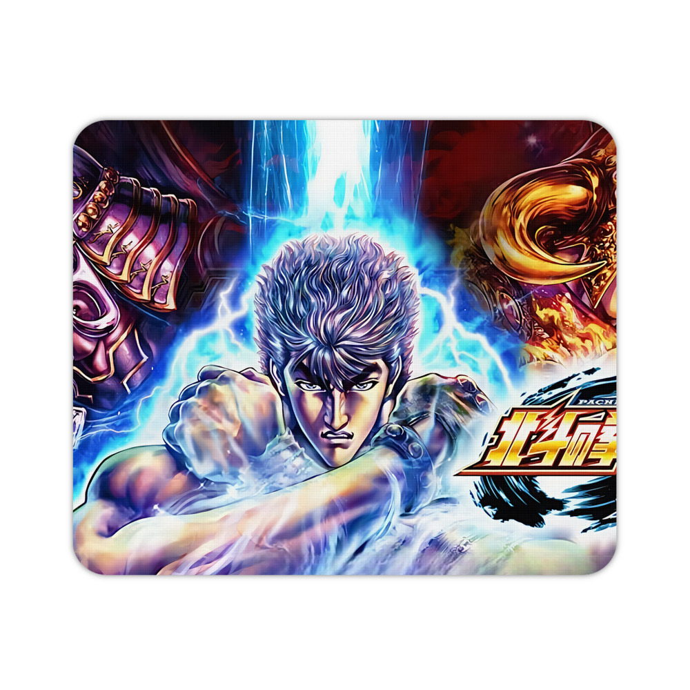 （画像用） 北斗の拳 Fist of the North Star マウスパッド ステッチ加工 ラバー素材 防水 滑り止め 超薄型 ゲーミング/オフィス対応
