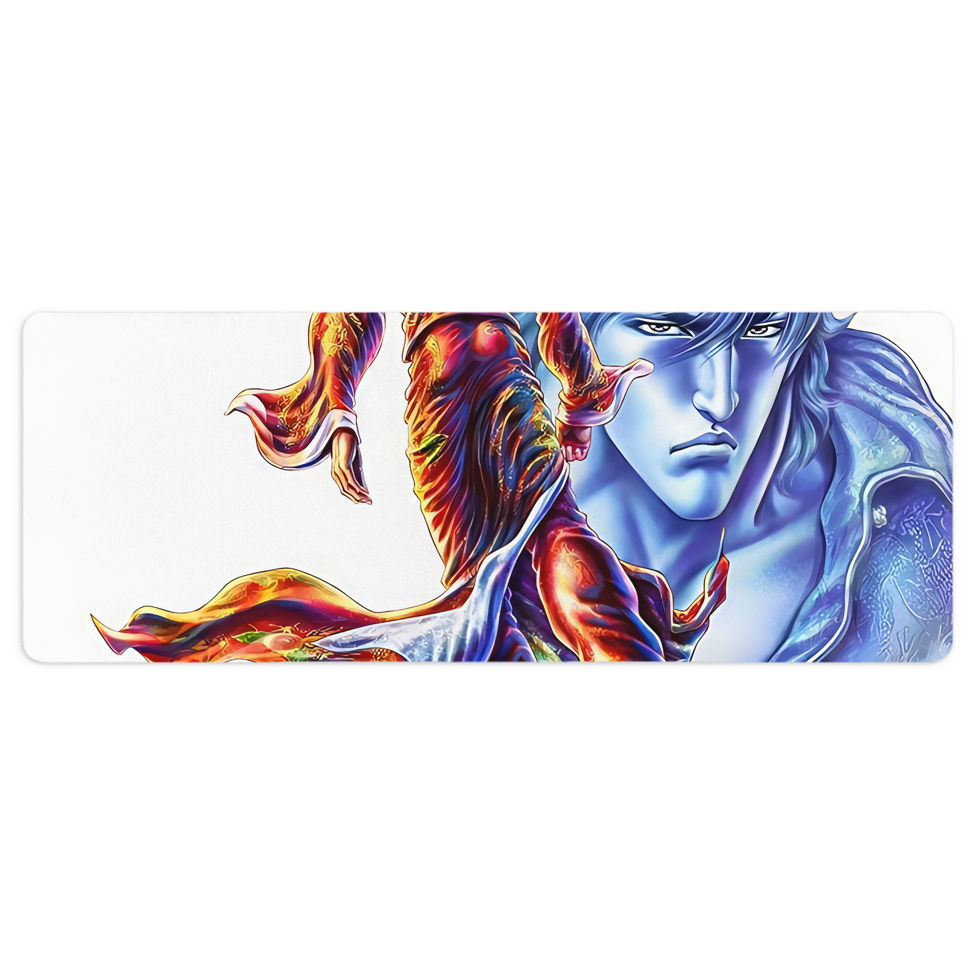 （画像用） 北斗の拳 Fist of the North Star ステッチ加工 大判デスクマット／滑り止めマウスパッド