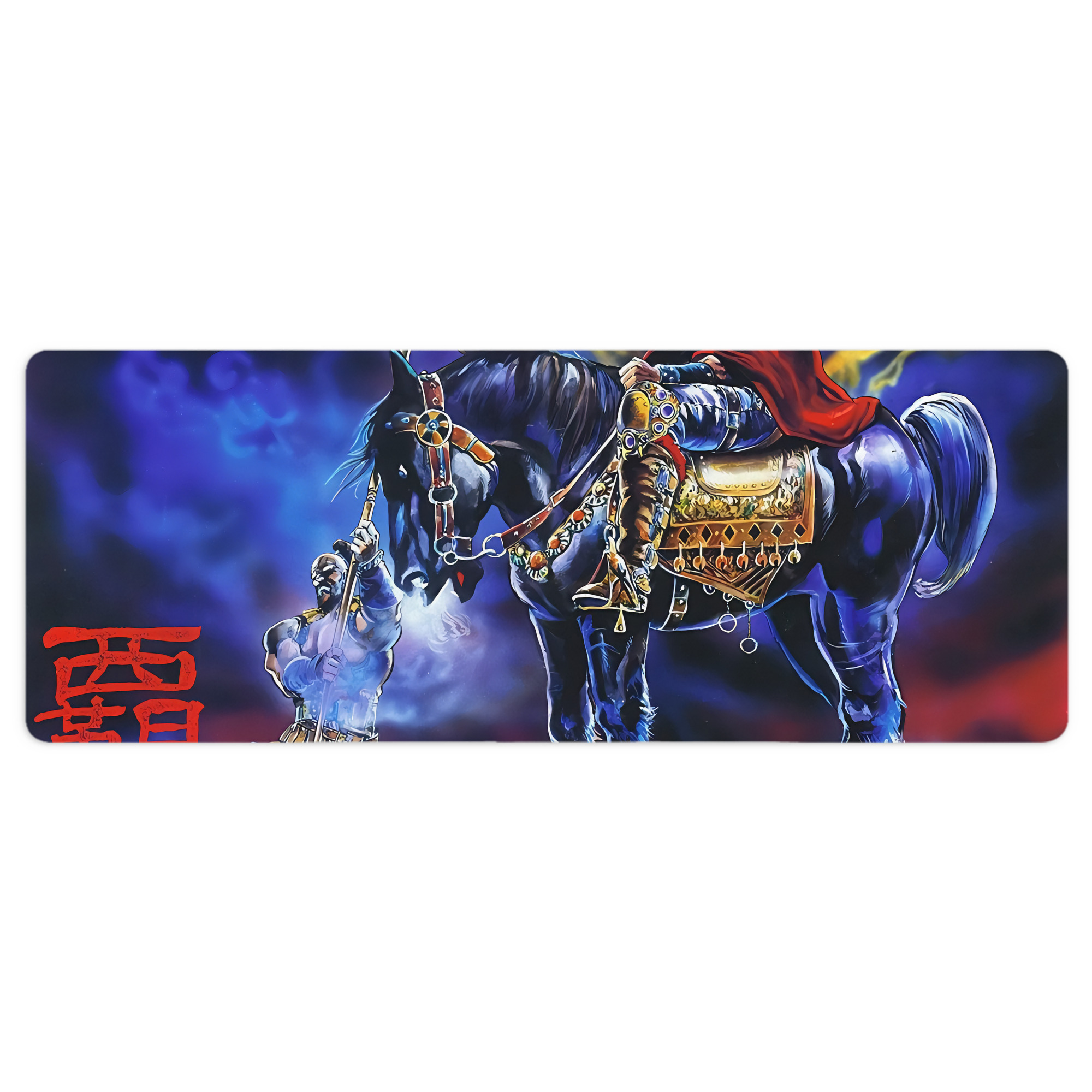 （画像用） 北斗の拳 Fist of the North Star ステッチ加工 大判デスクマット／滑り止めマウスパッド