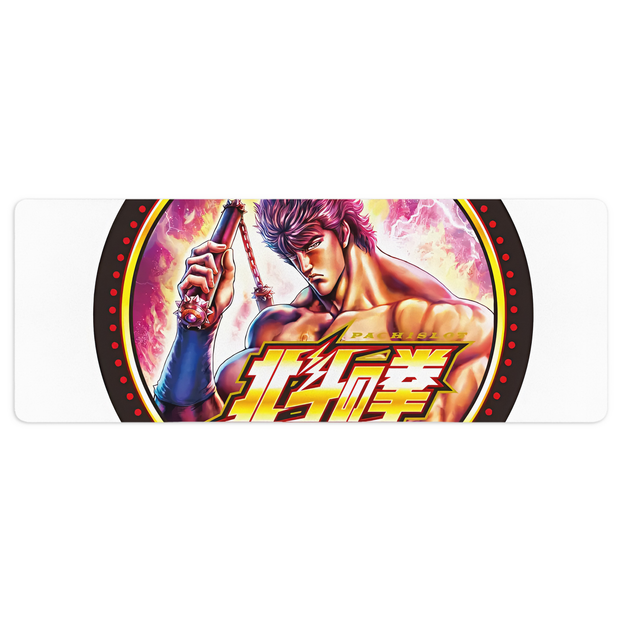 （画像用） 北斗の拳 Fist of the North Star ステッチ加工 大判デスクマット／滑り止めマウスパッド