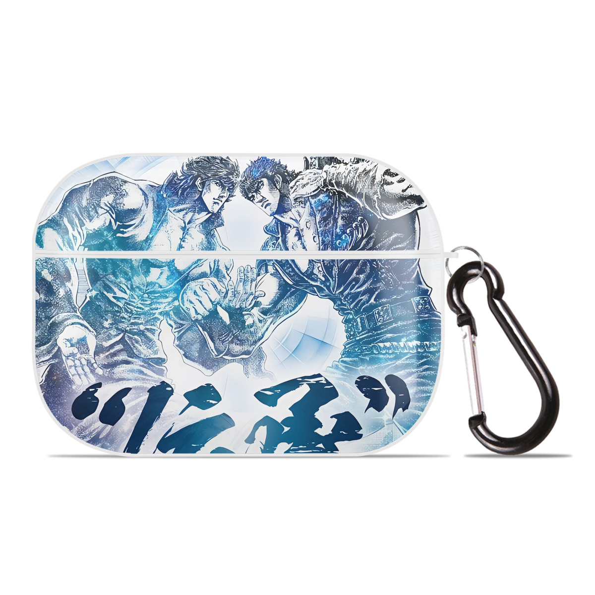 （画像用） 北斗の拳 Fist of the North Star 【AirPods Pro用】ハードシェル保護ケース 耐衝撃・防指紋・カラビナ付き商品仕様