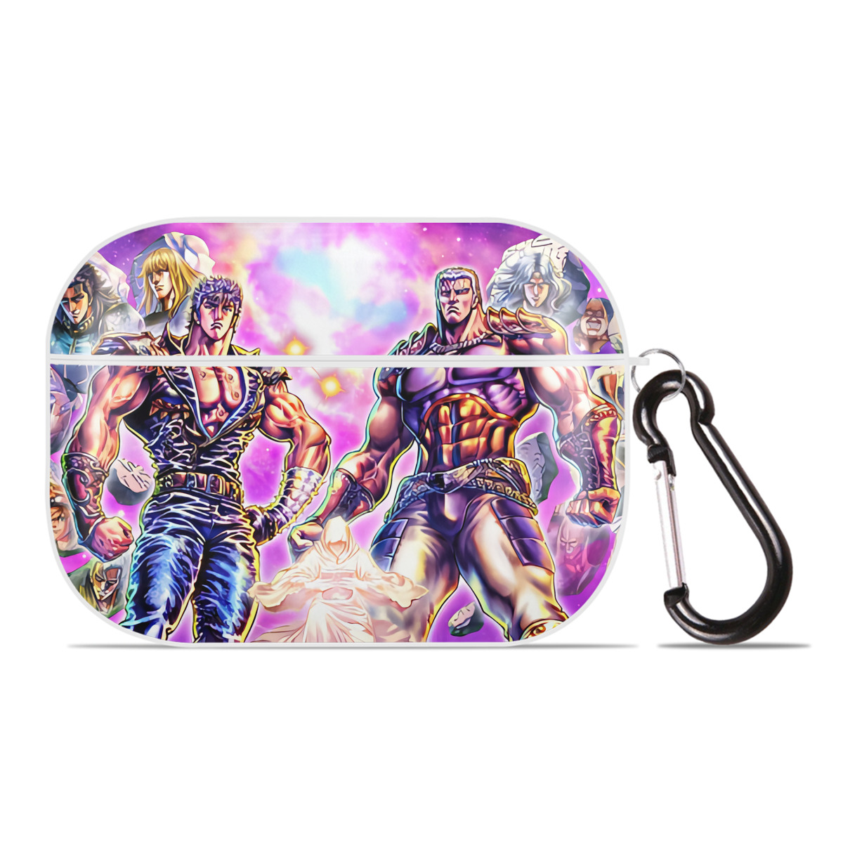 （画像用） 北斗の拳 Fist of the North Star 【AirPods Pro用】ハードシェル保護ケース 耐衝撃・防指紋・カラビナ付き商品仕様
