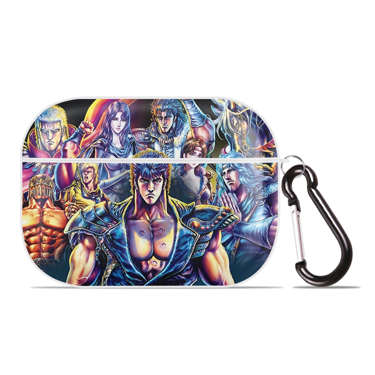 （画像用） 北斗の拳 Fist of the North Star 【AirPods Pro用】ハードシェル保護ケース 耐衝撃・防指紋・カラビナ付き商品仕様