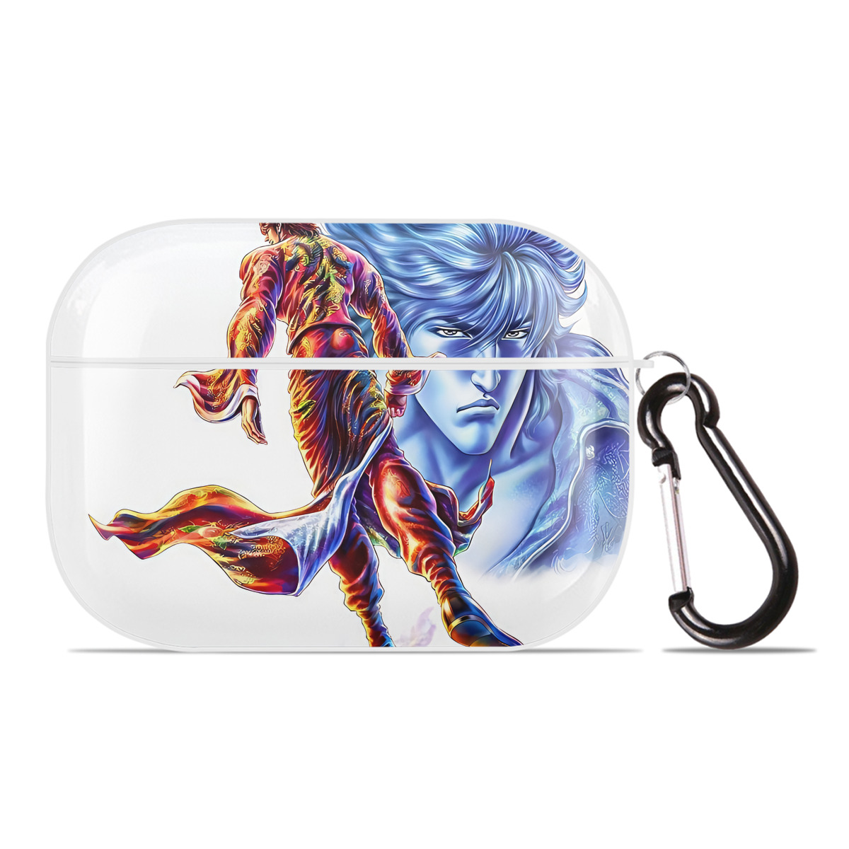 （画像用） 北斗の拳 Fist of the North Star 【AirPods Pro用】ハードシェル保護ケース 耐衝撃・防指紋・カラビナ付き商品仕様