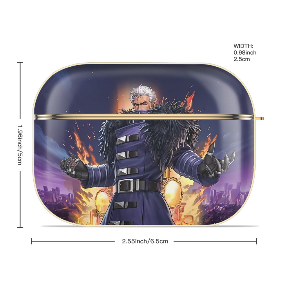 北斗の拳 Fist of the North Star 【AirPods Pro用】ハードシェル保護ケース｜耐衝撃・防指紋・カラビナ付き商品仕様