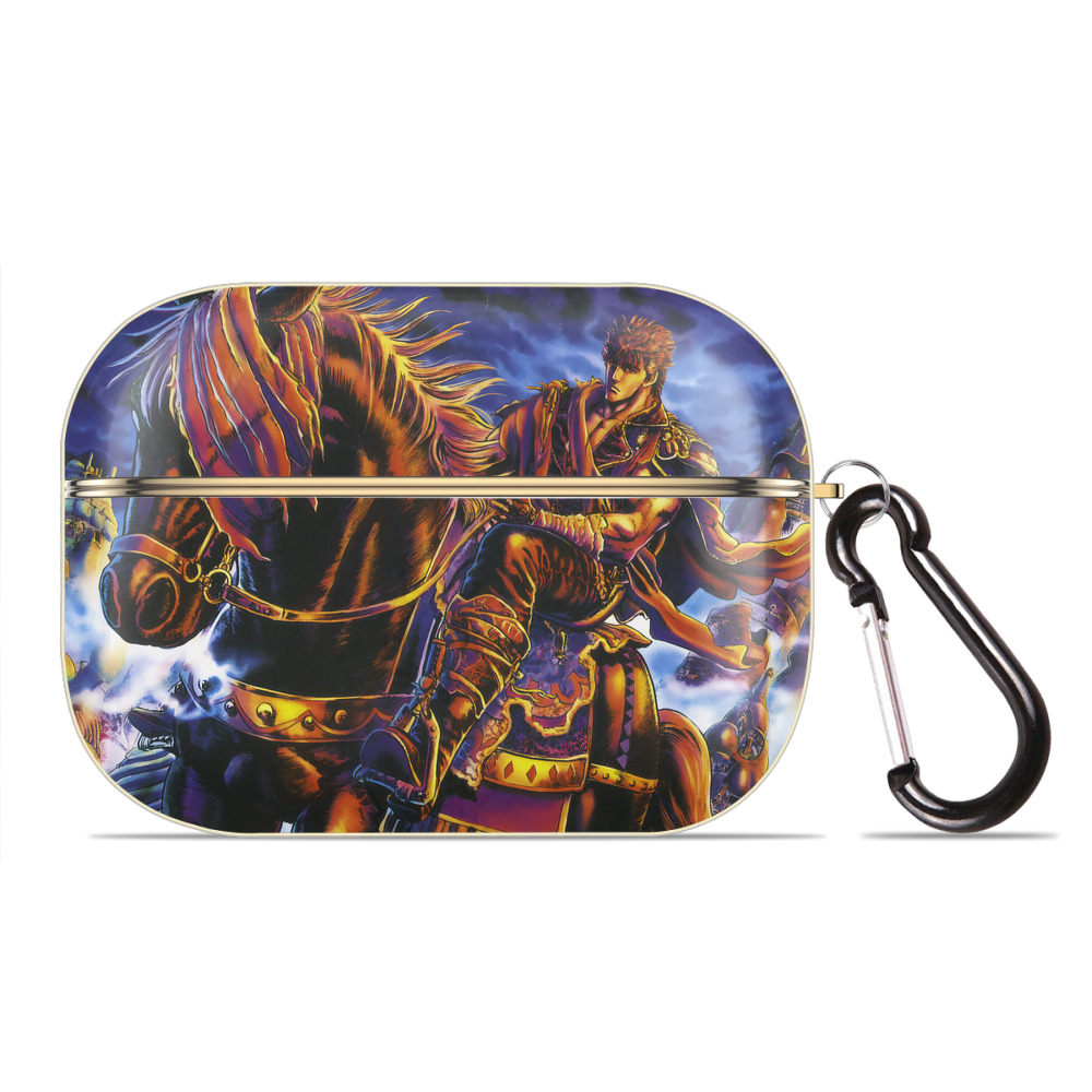 （画像用） 北斗の拳 Fist of the North Star 【AirPods Pro用】ハードシェル保護ケース｜耐衝撃・防指紋・カラビナ付き商品仕様
