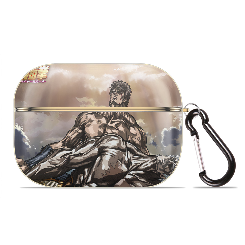 （画像用） 北斗の拳 Fist of the North Star 【AirPods Pro用】ハードシェル保護ケース｜耐衝撃・防指紋・カラビナ付き商品仕様
