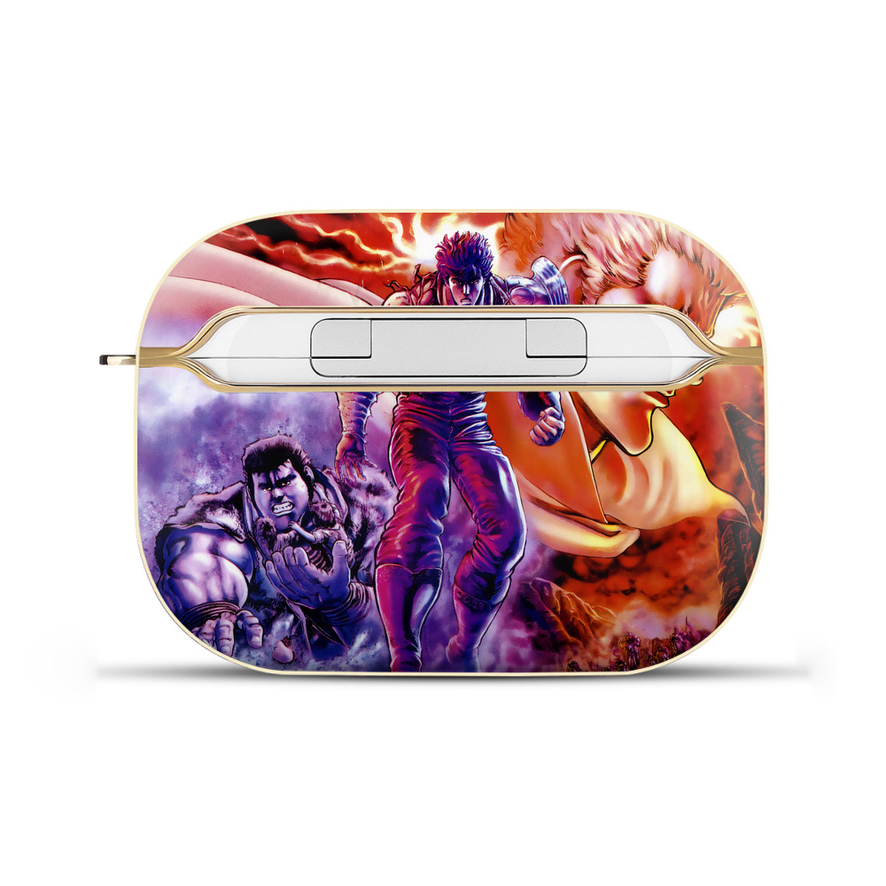 （画像用） 北斗の拳 Fist of the North Star 【AirPods Pro用】ハードシェル保護ケース｜耐衝撃・防指紋・カラビナ付き商品仕様