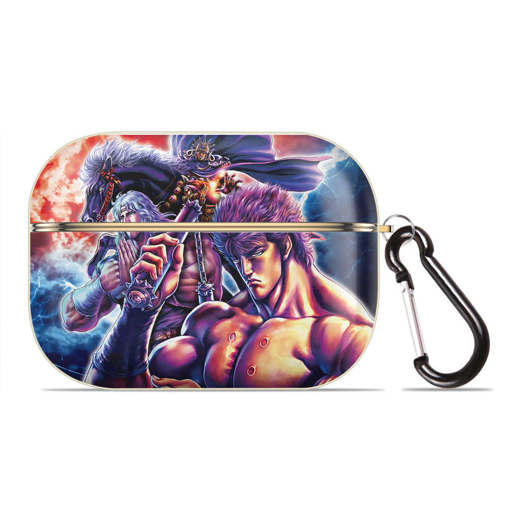 （画像用） 北斗の拳 Fist of the North Star 【AirPods Pro用】ハードシェル保護ケース｜耐衝撃・防指紋・カラビナ付き商品仕様