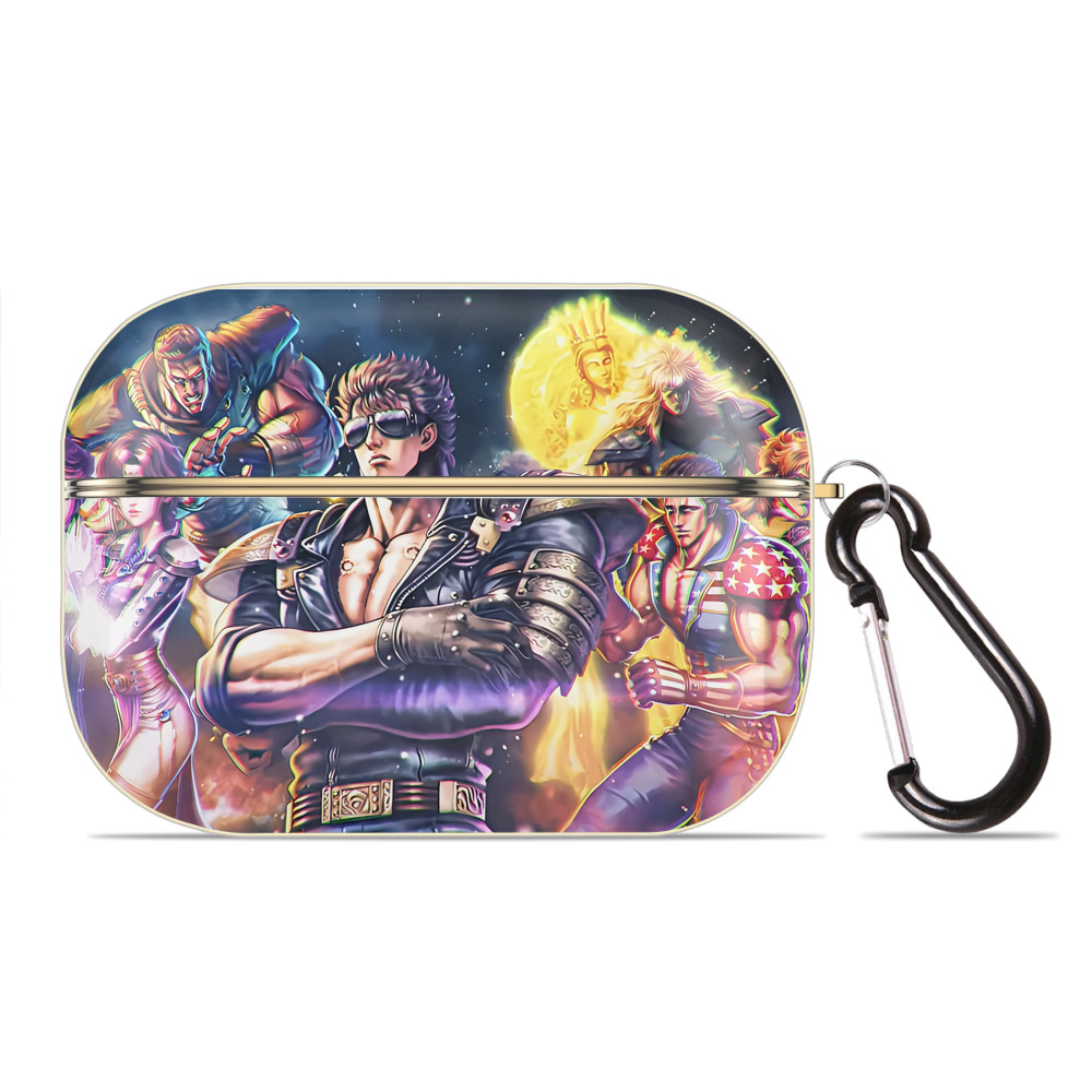 （画像用） 北斗の拳 Fist of the North Star 【AirPods Pro用】ハードシェル保護ケース｜耐衝撃・防指紋・カラビナ付き商品仕様