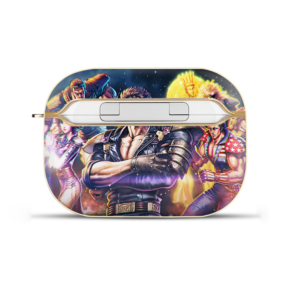 （画像用） 北斗の拳 Fist of the North Star 【AirPods Pro用】ハードシェル保護ケース｜耐衝撃・防指紋・カラビナ付き商品仕様