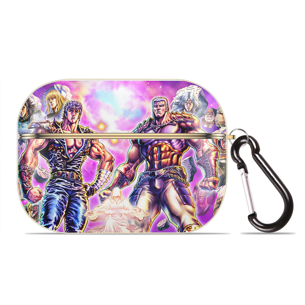 （画像用） 北斗の拳 Fist of the North Star 【AirPods Pro用】ハードシェル保護ケース｜耐衝撃・防指紋・カラビナ付き商品仕様