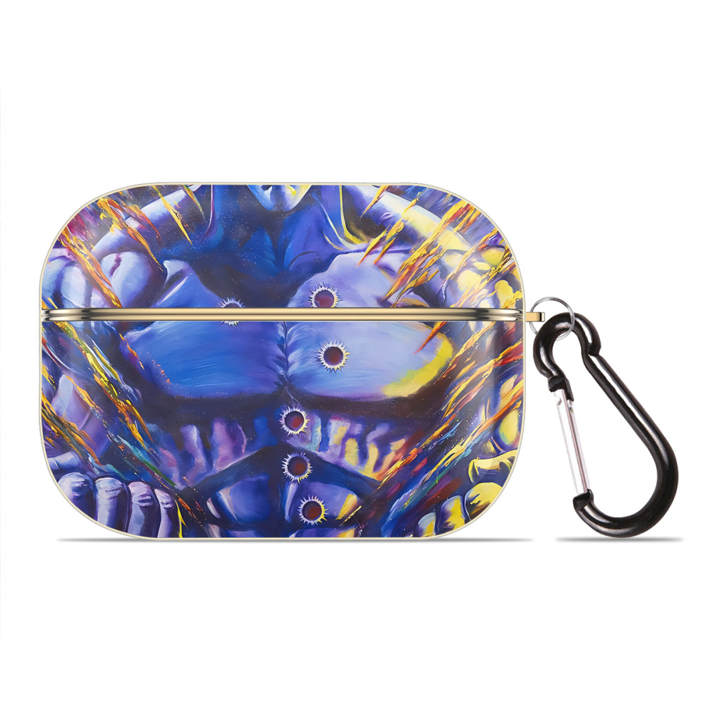 （画像用） 北斗の拳 Fist of the North Star 【AirPods Pro用】ハードシェル保護ケース｜耐衝撃・防指紋・カラビナ付き商品仕様