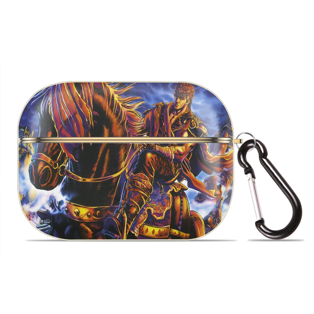 （画像用） 北斗の拳 Fist of the North Star 【AirPods Pro用】ハードシェル保護ケース｜耐衝撃・防指紋・カラビナ付き商品仕様