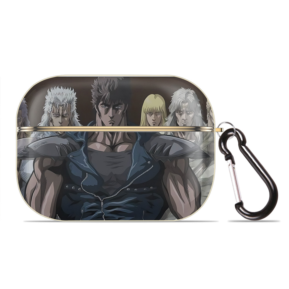 （画像用） 北斗の拳 Fist of the North Star 【AirPods Pro用】ハードシェル保護ケース｜耐衝撃・防指紋・カラビナ付き商品仕様