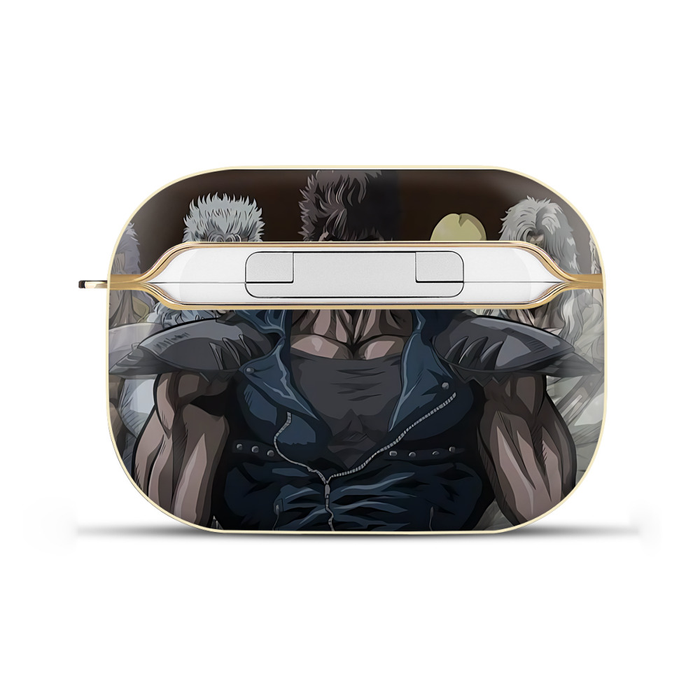 （画像用） 北斗の拳 Fist of the North Star 【AirPods Pro用】ハードシェル保護ケース｜耐衝撃・防指紋・カラビナ付き商品仕様