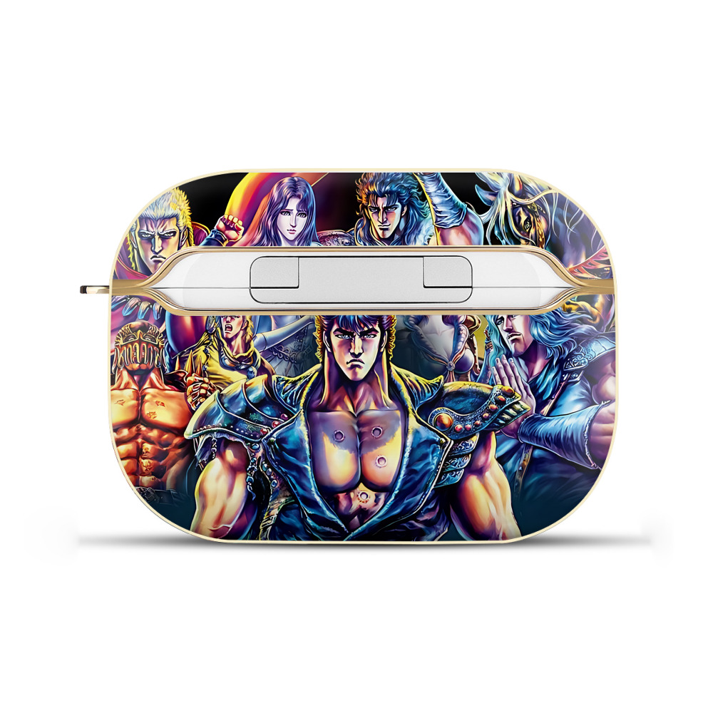 （画像用） 北斗の拳 Fist of the North Star 【AirPods Pro用】ハードシェル保護ケース｜耐衝撃・防指紋・カラビナ付き商品仕様