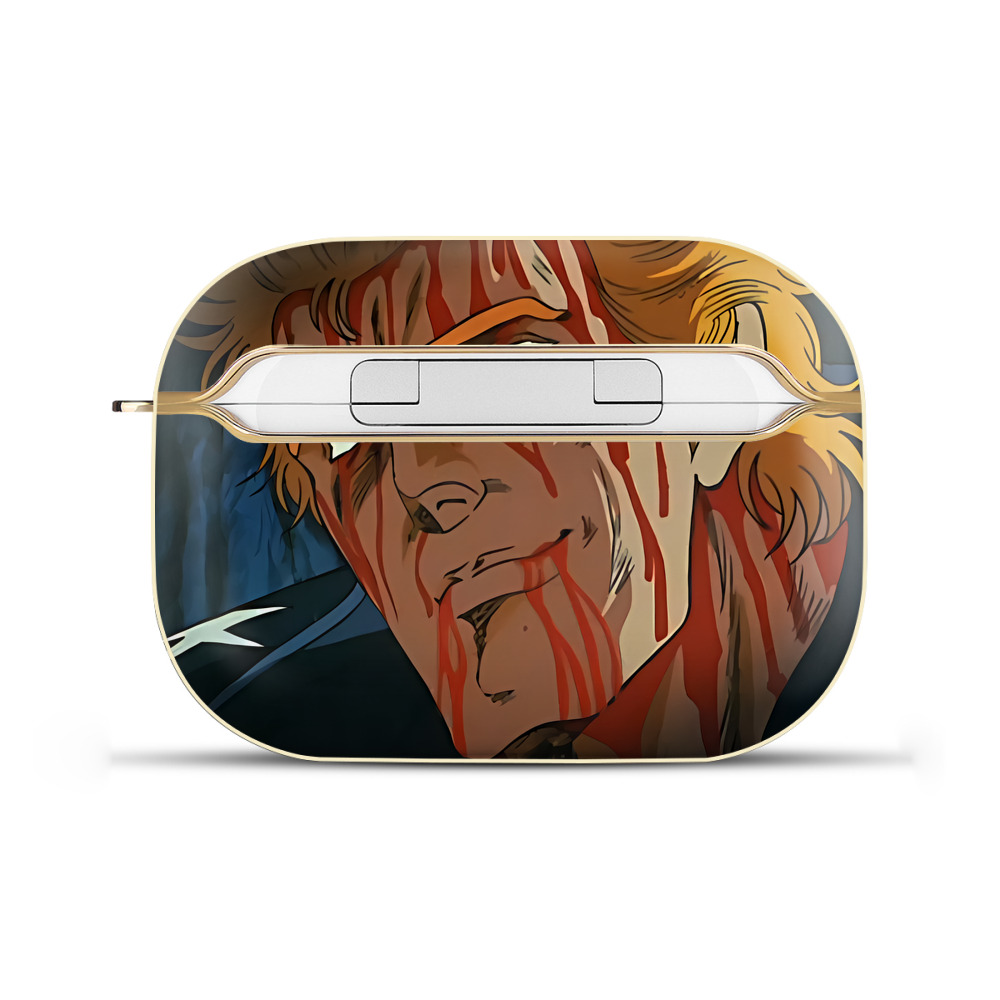 （画像用） 北斗の拳 Fist of the North Star 【AirPods Pro用】ハードシェル保護ケース｜耐衝撃・防指紋・カラビナ付き商品仕様