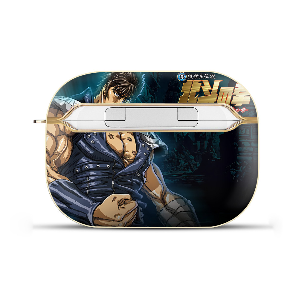 （画像用） 北斗の拳 Fist of the North Star 【AirPods Pro用】ハードシェル保護ケース｜耐衝撃・防指紋・カラビナ付き商品仕様