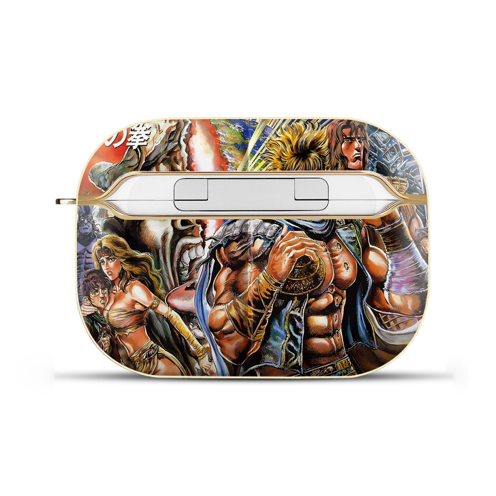 （画像用） 北斗の拳 Fist of the North Star 【AirPods Pro用】ハードシェル保護ケース｜耐衝撃・防指紋・カラビナ付き商品仕様